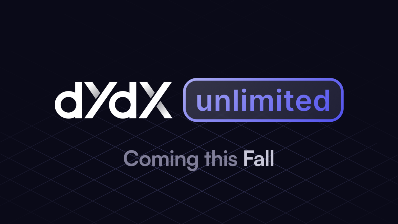 dYdX Chain’s Upgrade: Virtually Unlimited Markets Are Coming!