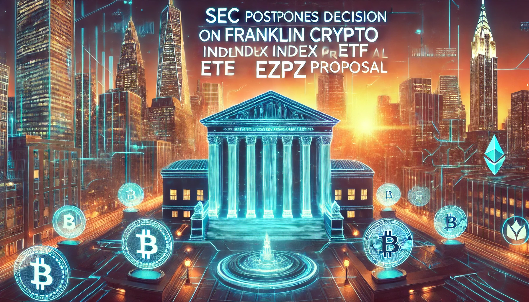 SEC Postpones Decision on Franklin Crypto Index ETF 'EZPZ' Proposal