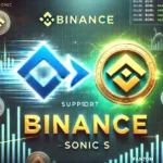 Binance is support for Fantoms rebranding to Sonic S. The image features the Fantom logo transition