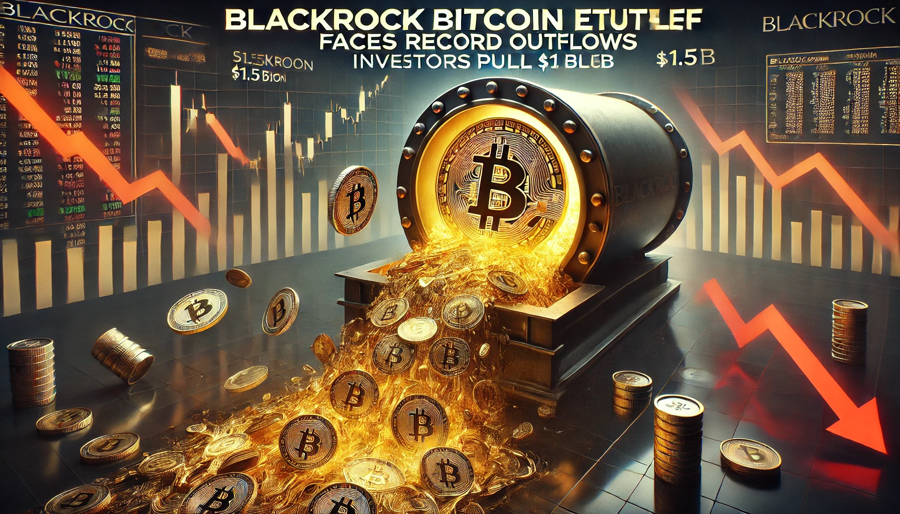 BlackRock Bitcoin ETF Faces Record Outflow as Investors Pull $1.5B: Report