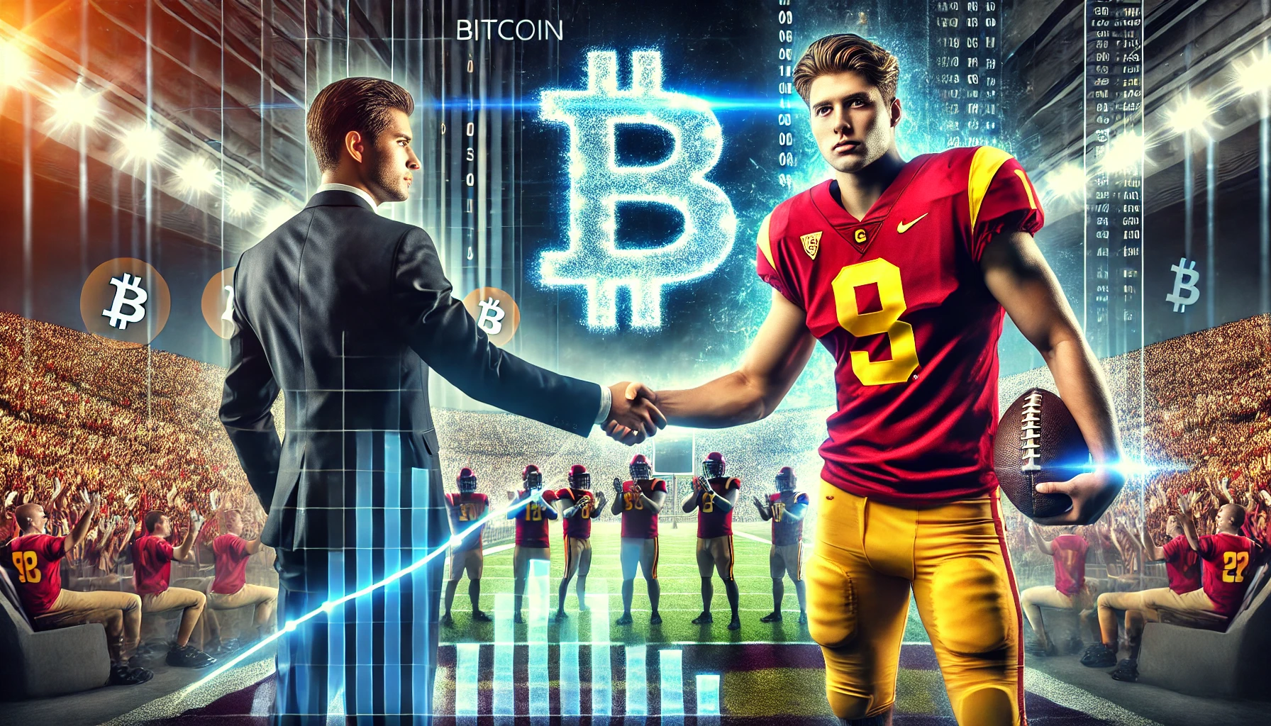 Bitcoin Payments: Top Football Prospect Signs Contract