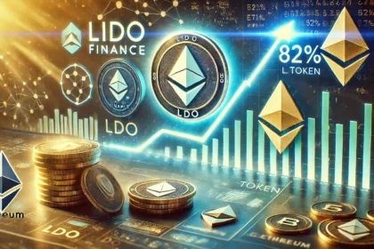 Lido Finance is profitability and the surge of its LDO token. The image features the Lido Finance logo prom