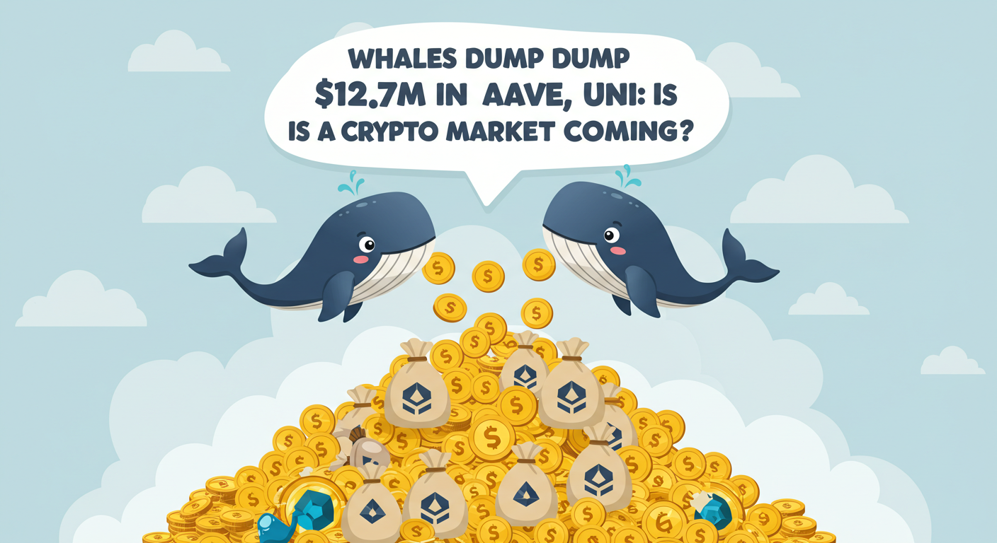 Whales Dump $12.7M in AAVE, UNI: Is a Crypto Market Crash Coming?