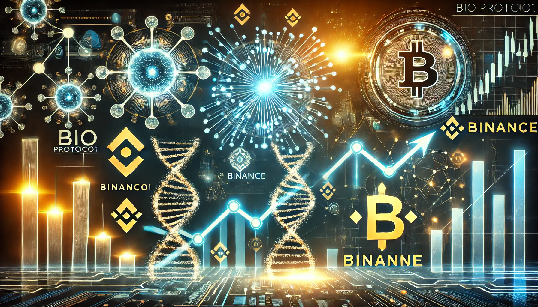 BIO Protocol and its integration with Binance. The design features BIO Protocol and Binanc