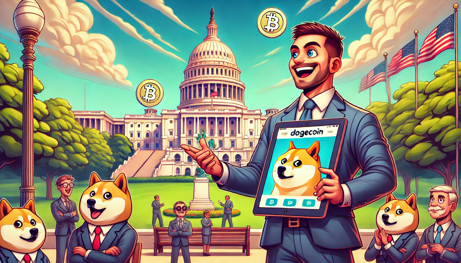 Dogecoin Takes Over Washington with Musk’s DOGE Agency Website Launch