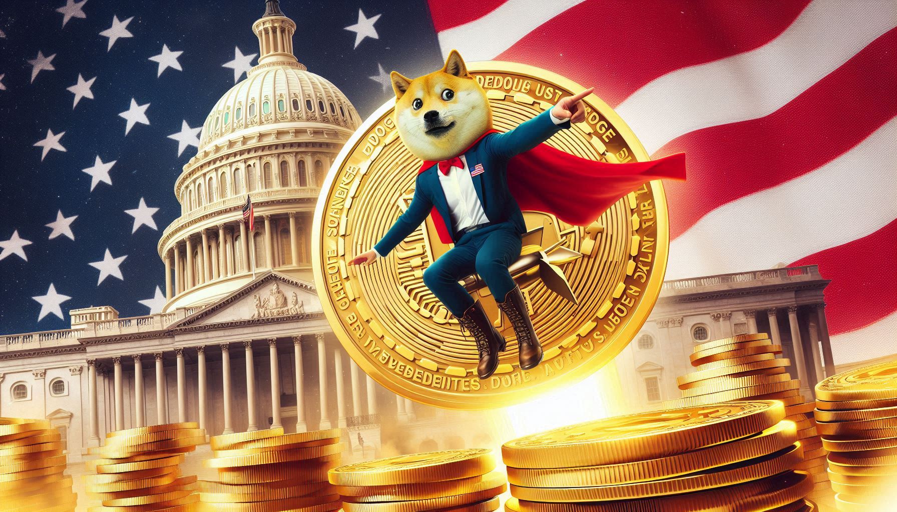 U.S. Government Backs DOGE? Dogecoin Soars 13% After Surprise Website Launch