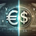 European Central Bank ECB and the U.S. on digital currencies. The image