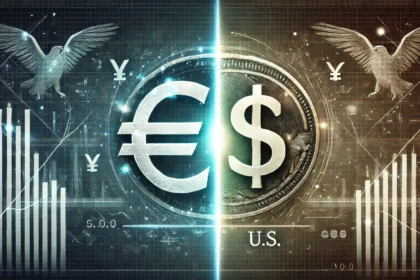 European Central Bank ECB and the U.S. on digital currencies. The image