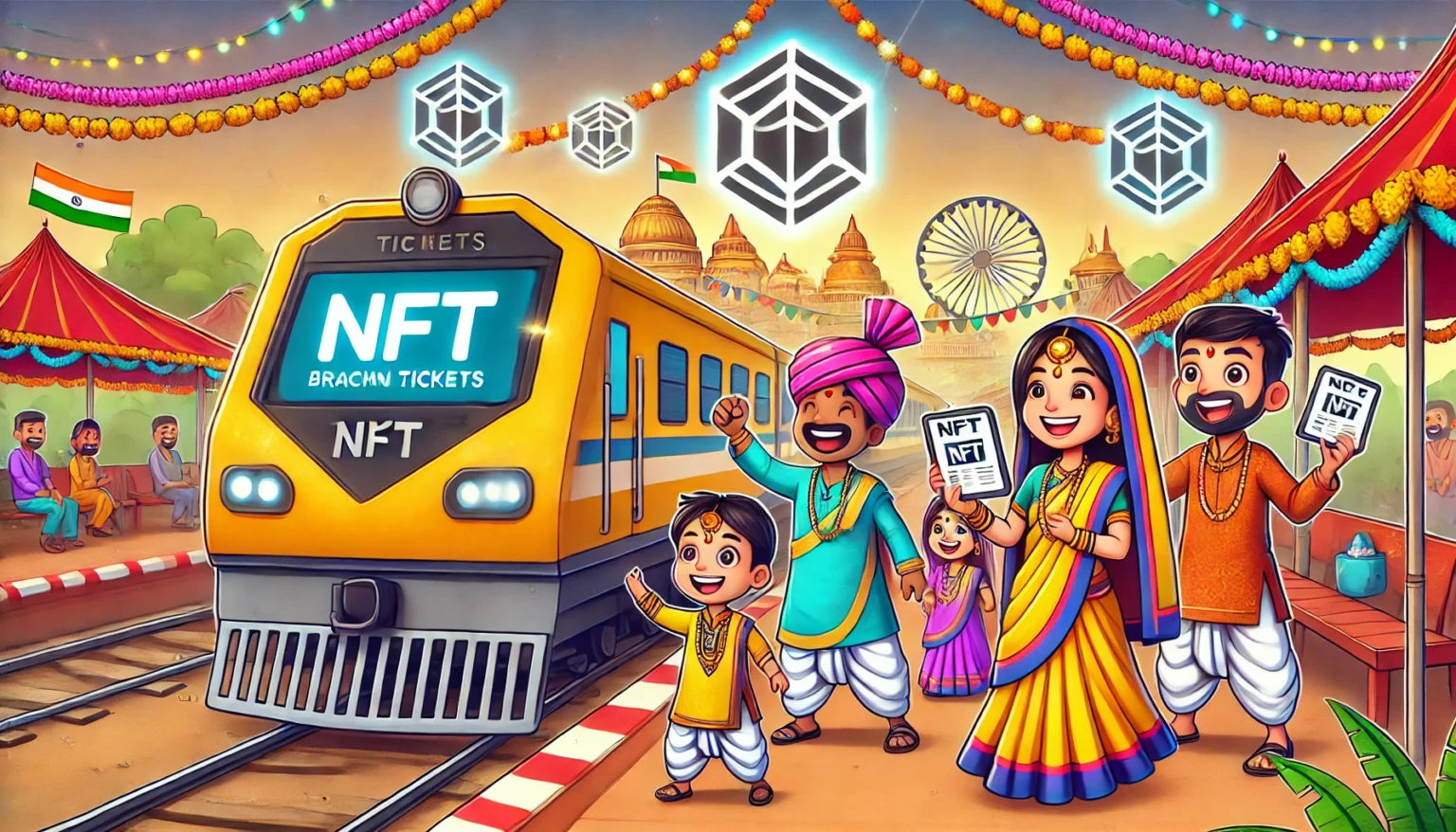 Indian Railways Issues First NFT Tickets for Sacred Event Using Polygon