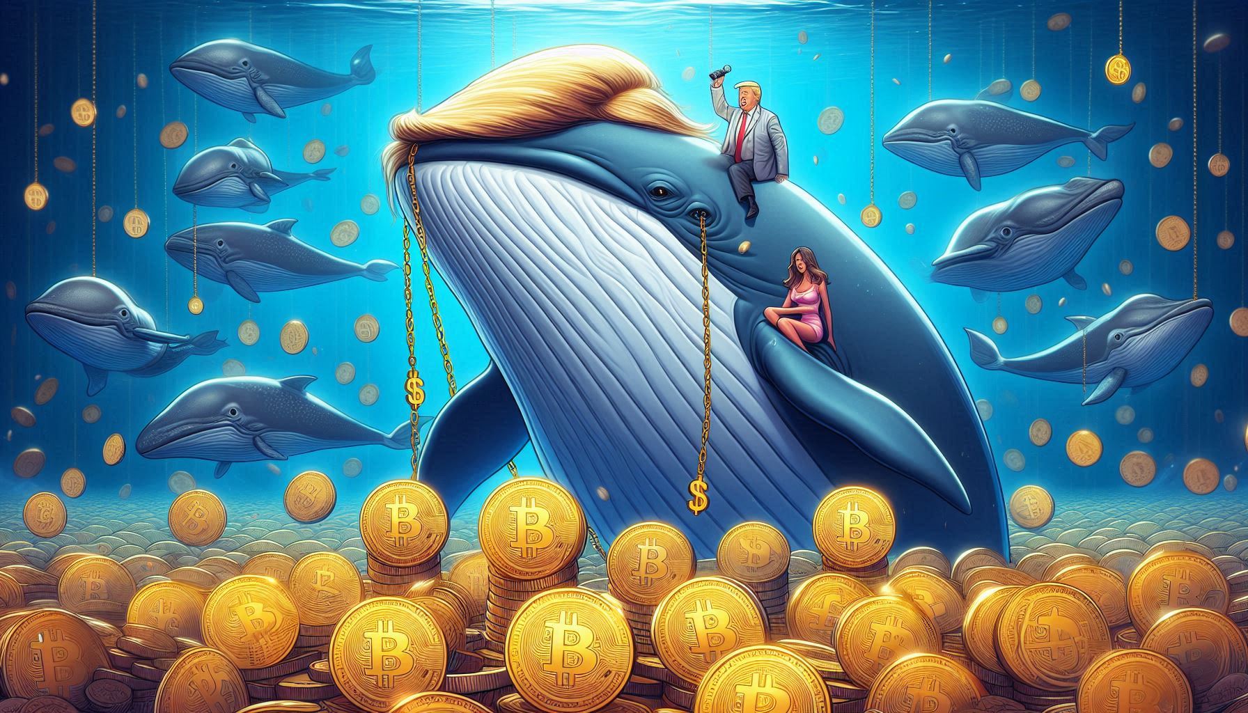 40 Whales Control 94% of Trump and Melania Memecoins