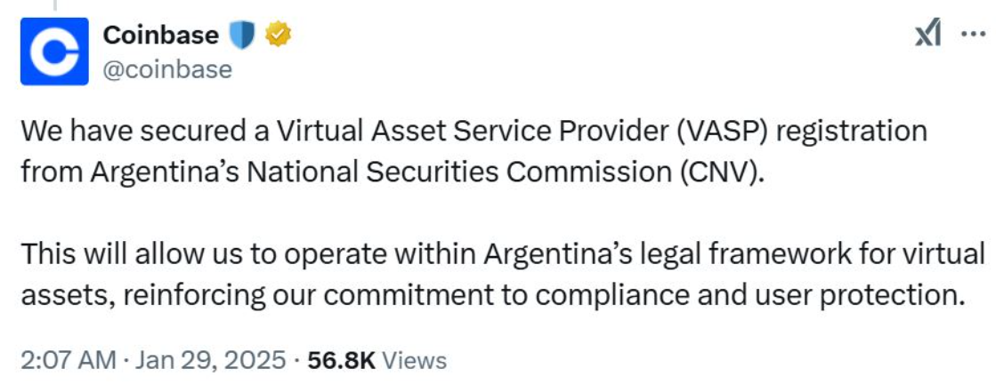 Coinbase Expands in Argentina Bringing Crypto to Millions Amid Economic Crisis