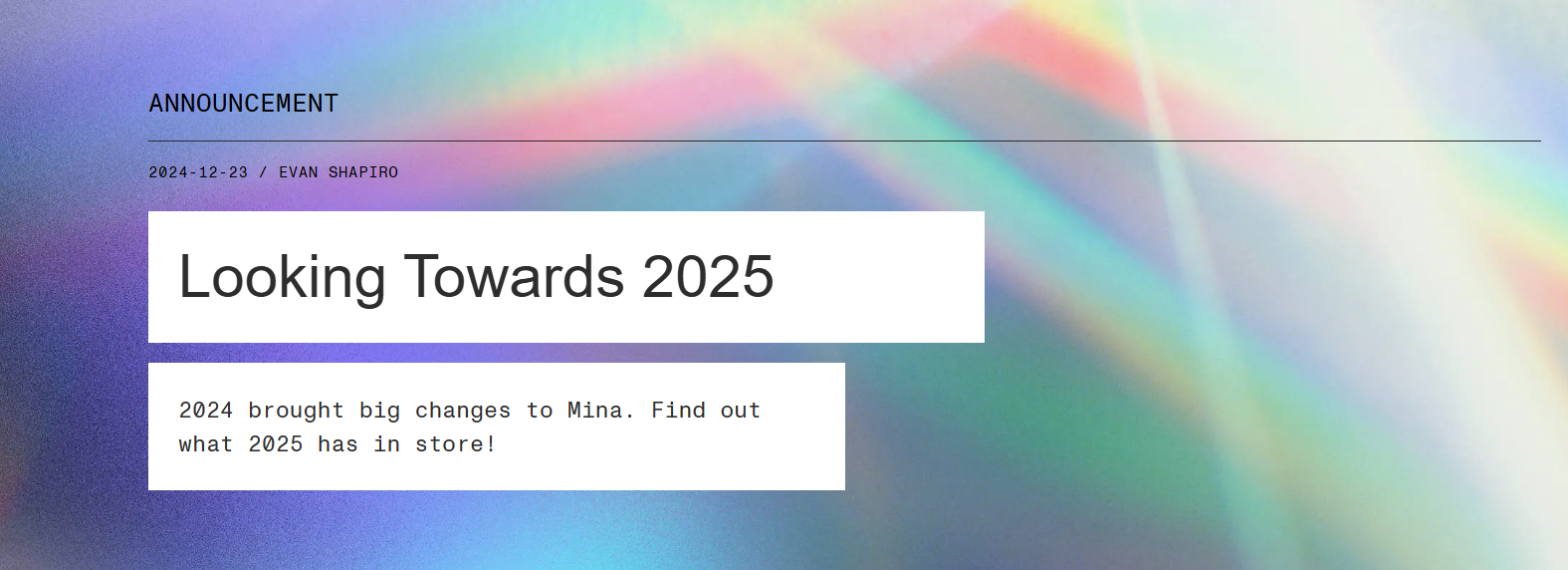 mina 2025