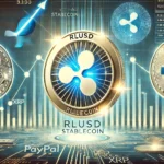 showcasing Ripples RLUSD stablecoin and its growth in the market. The image highlights the RLUSD l