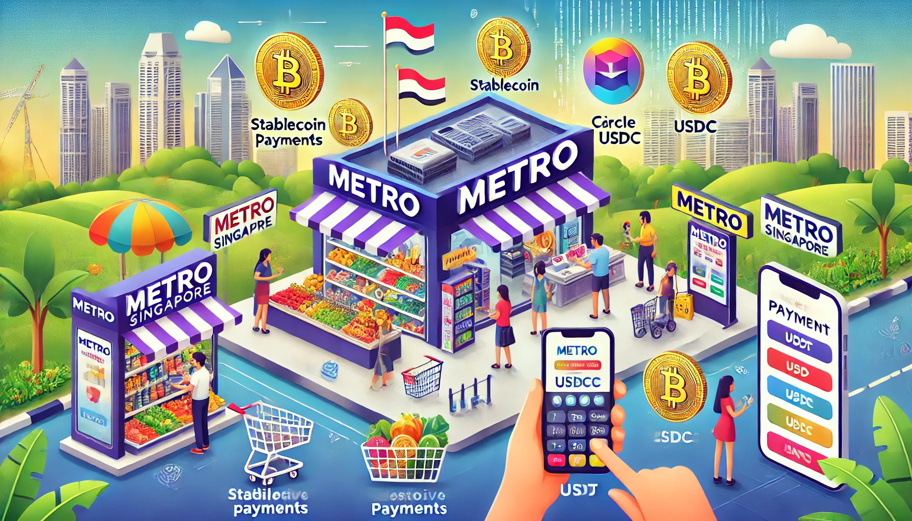 Metro Singapore Stablecoin adoption 