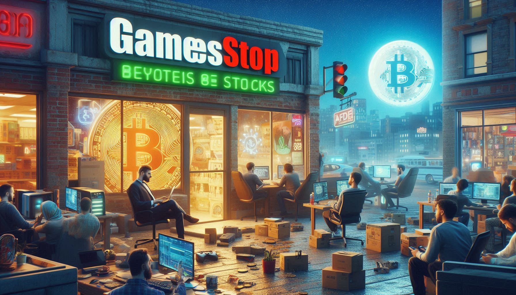 GameStop To Invest in Bitcoin, Stock Rises 20% Over Night Trading