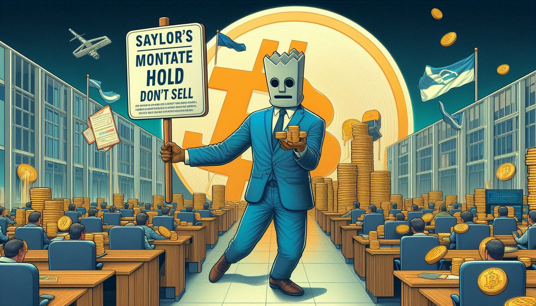 Michael Saylor’s Bitcoin Mandate: Hold, Don’t Sell