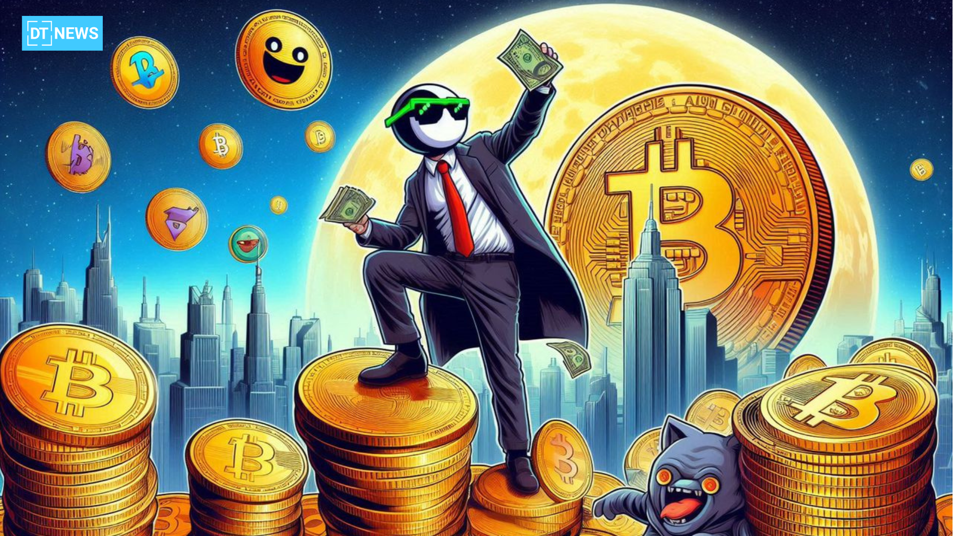 Bitcoin and Top Altcoins Grab Headlines Once Again as Meme Coins Mania Fades