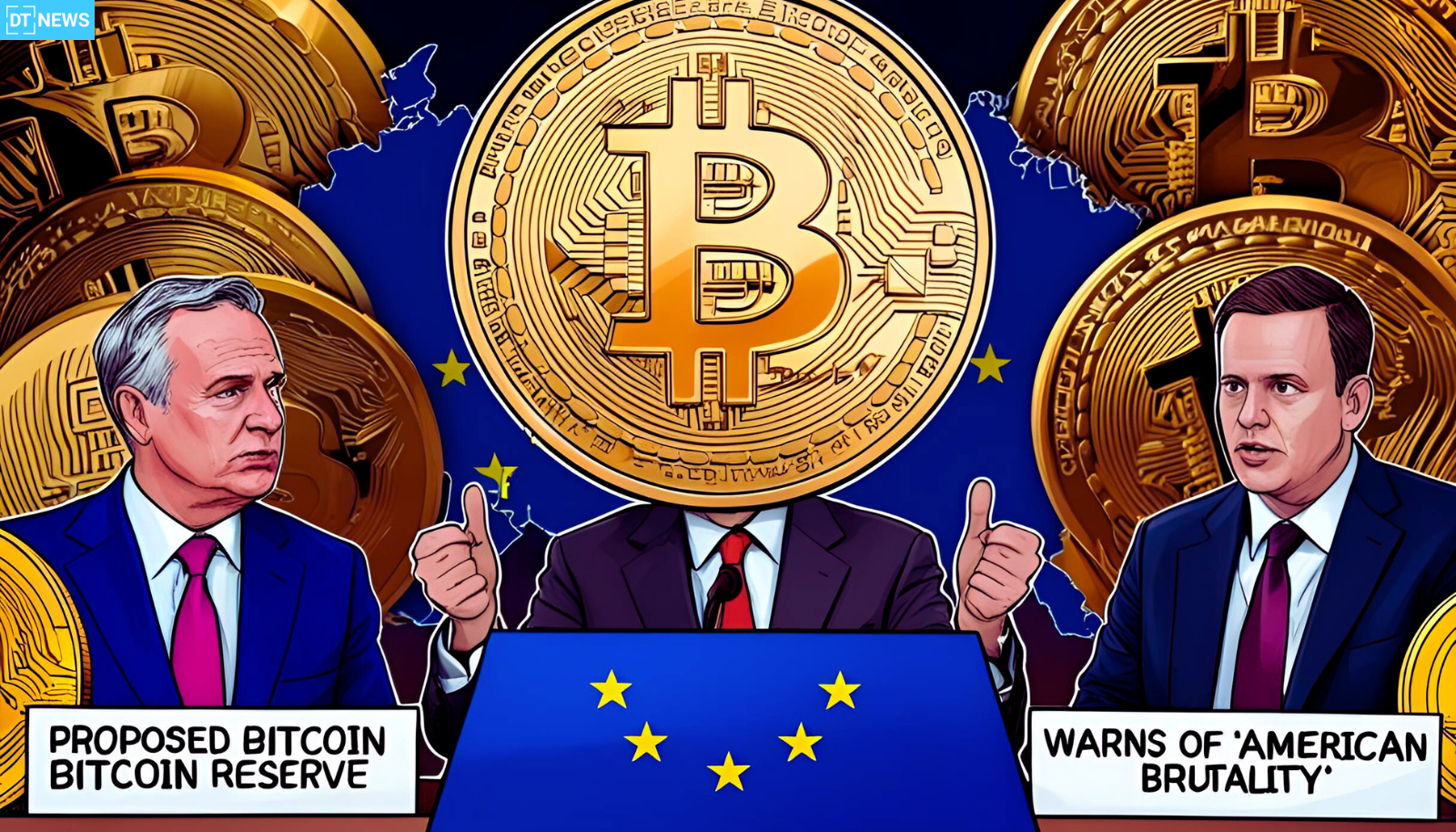 Trump’s Bitcoin Reserve Faces Global Scrutiny as EU Warns of ‘American Brutality’