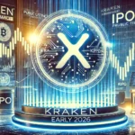 Kraken cryptocurrency exchange preparing for its IPO in early 2026. The image features the Kraken logo prominentl