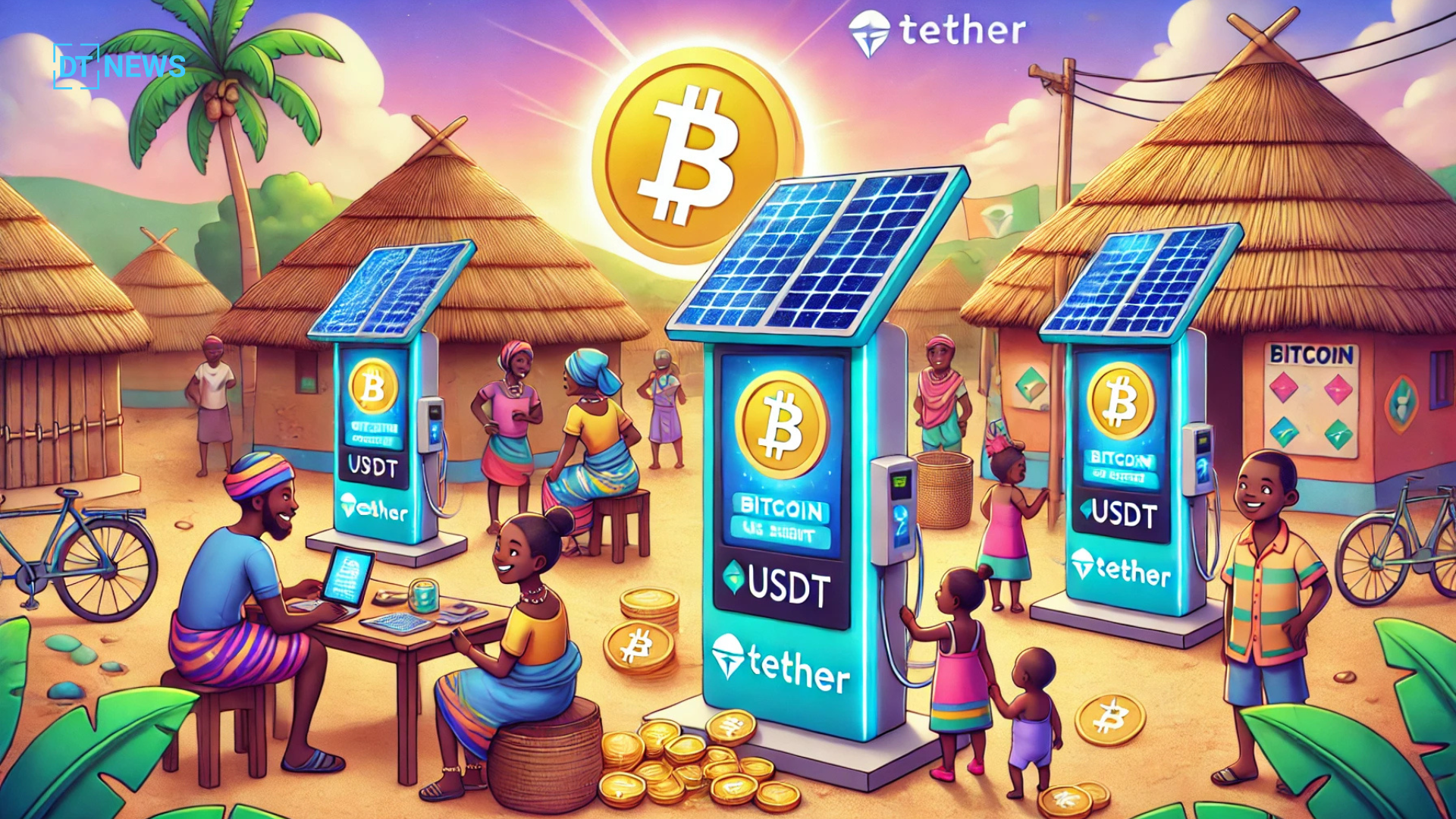 Tether’s Solar Kiosk Initiative: Revolutionizing Africa’s Energy and Crypto Adoption