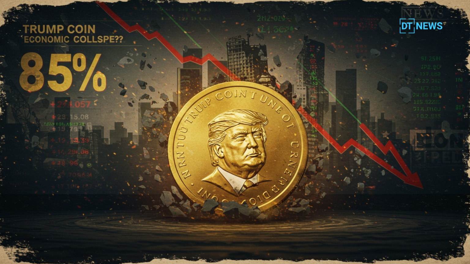 TRUMP Coin Plunges 85% – Is a Total Collapse on the Horizon?