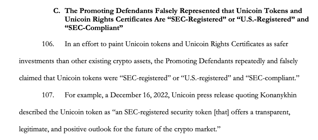 5,000 Investors Misled? SEC Charges Unicoin Over $100M Scheme 24 SEC Sues Unicoin