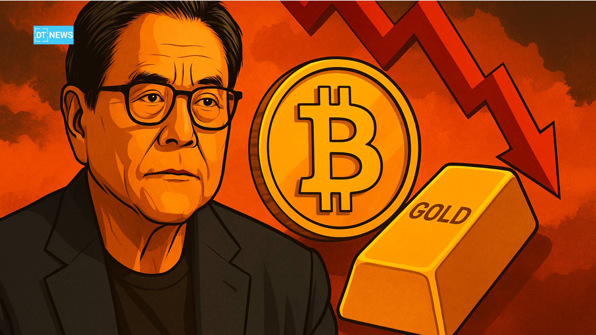 Robert Kiyosaki Warns of “Biggest Crash Ever,” Says Buy Bitcoin Not Gold 25 Bitcoin vs gold