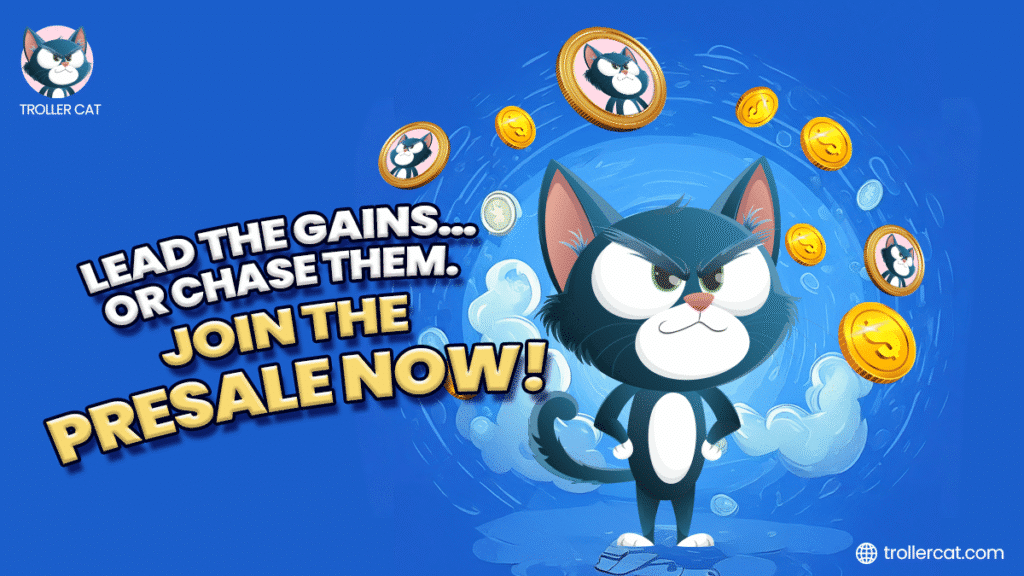 A melhor moeda de meme em pré-venda para comprar agora: O APY de 69% do Troller Cat em staking atrai compradores enquanto DOGS e Brett derrapam para baixo 3 image 135