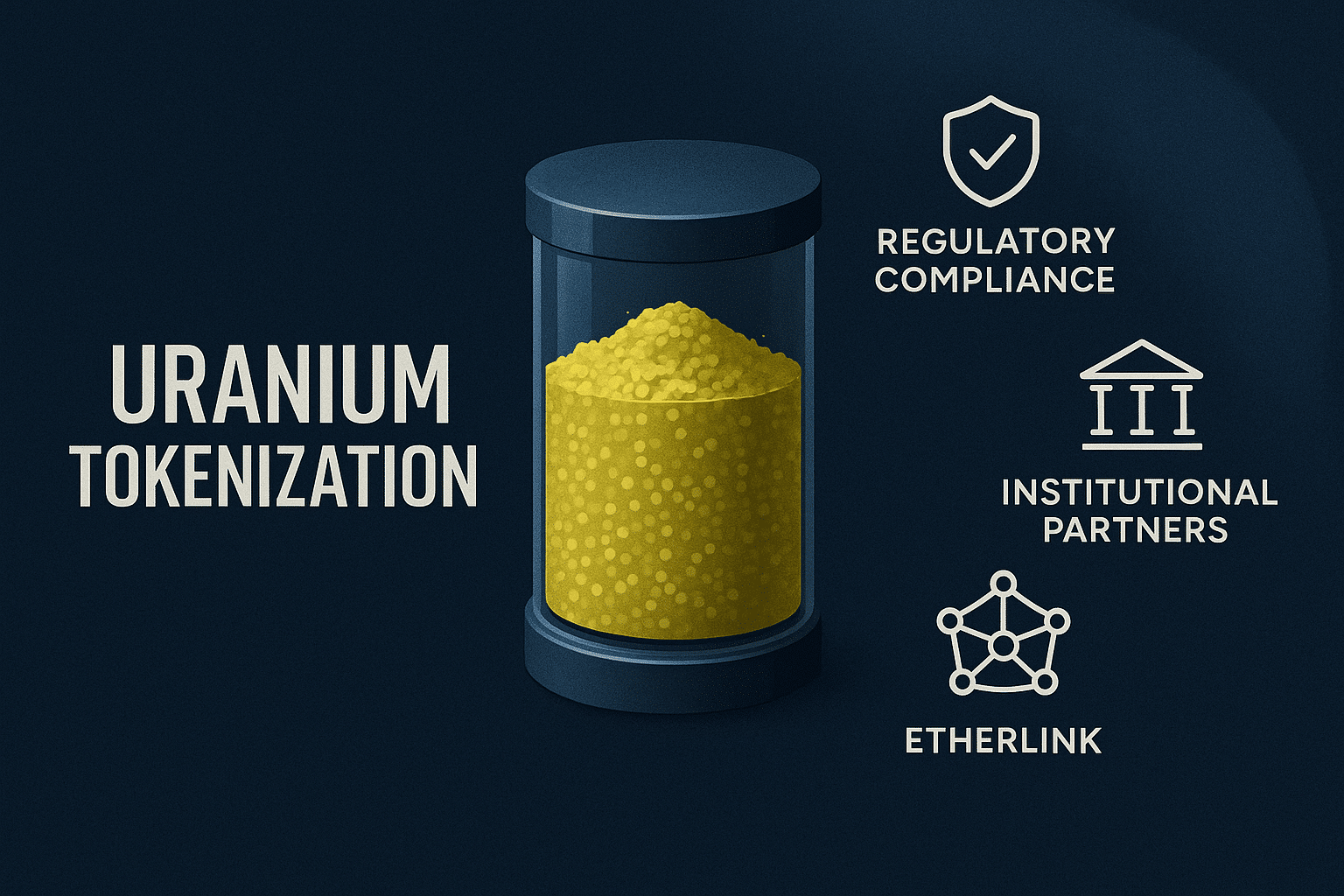 Arthur Breitman Bets Big on Tokenized Uranium: Tezos Eyes a Nuclear Comeback 25 Tezos Etherlink uraniumtokenized uranium