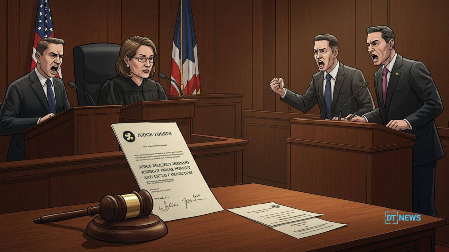 Ripple vs SEC Case Hit with Setback as Judge Rejects Bid to Lift Injunction