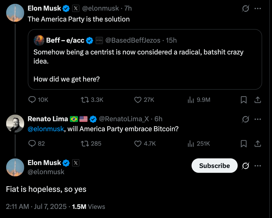 How Elon Musk’s Bitcoin Endorsement Lifts Dogecoin, Solana, XRP in Altcoin Frenzy 24 Elon Musk Crypto Rally