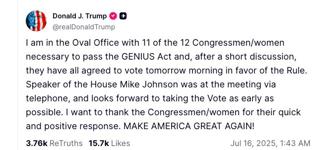 Trump Crypto Bills