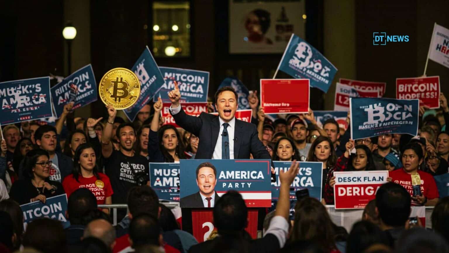 How Bitcoin Is Now a Political Weapon as Elon Musk Launches the America Party