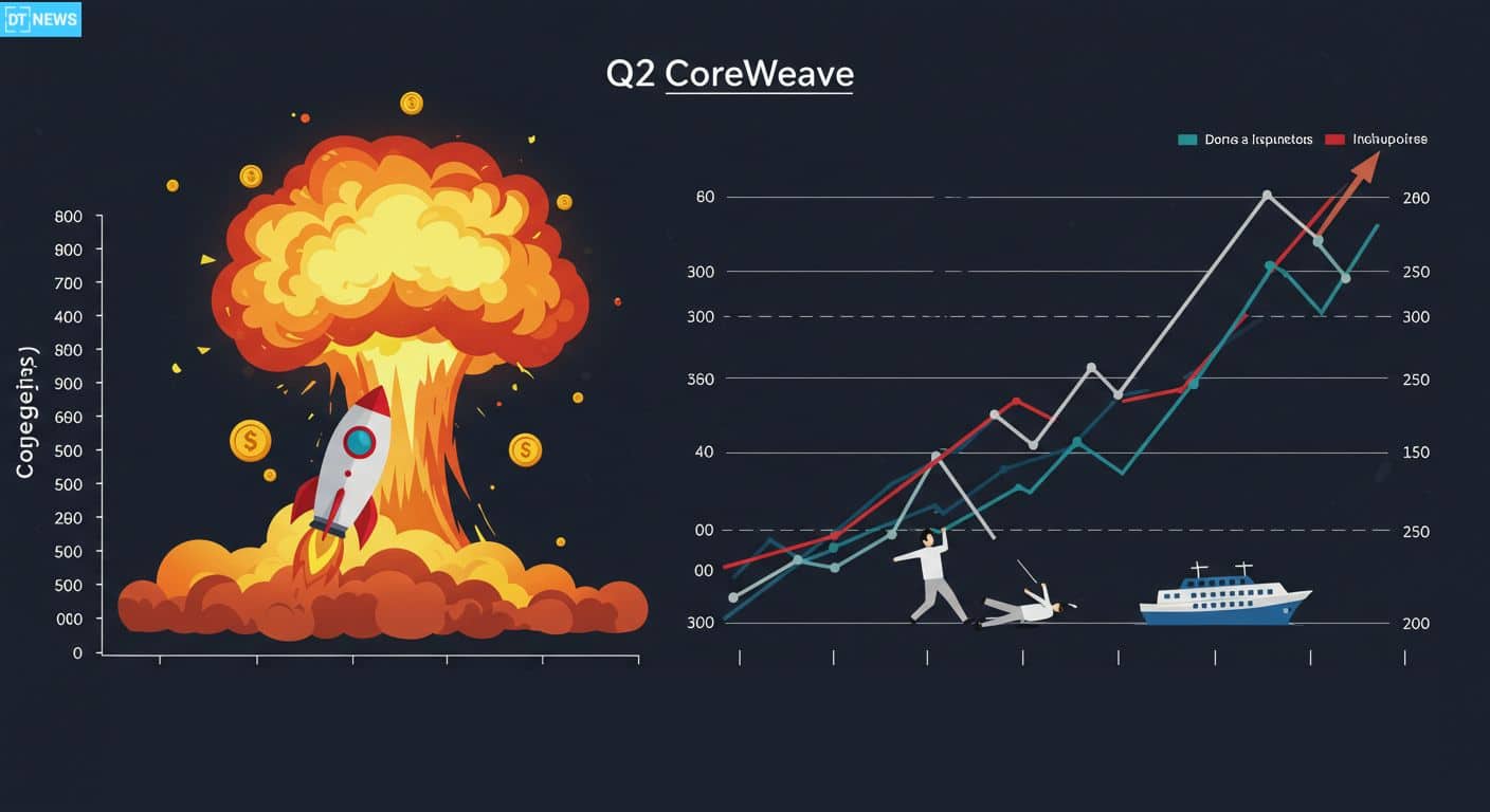 CoreWeave Triples Revenue to $1.21B but $290M Loss Sparks Investor Concerns 24 CoreWeave Q2 Earnings: Growth Explodes, but Margins Fall and Strategy Falters