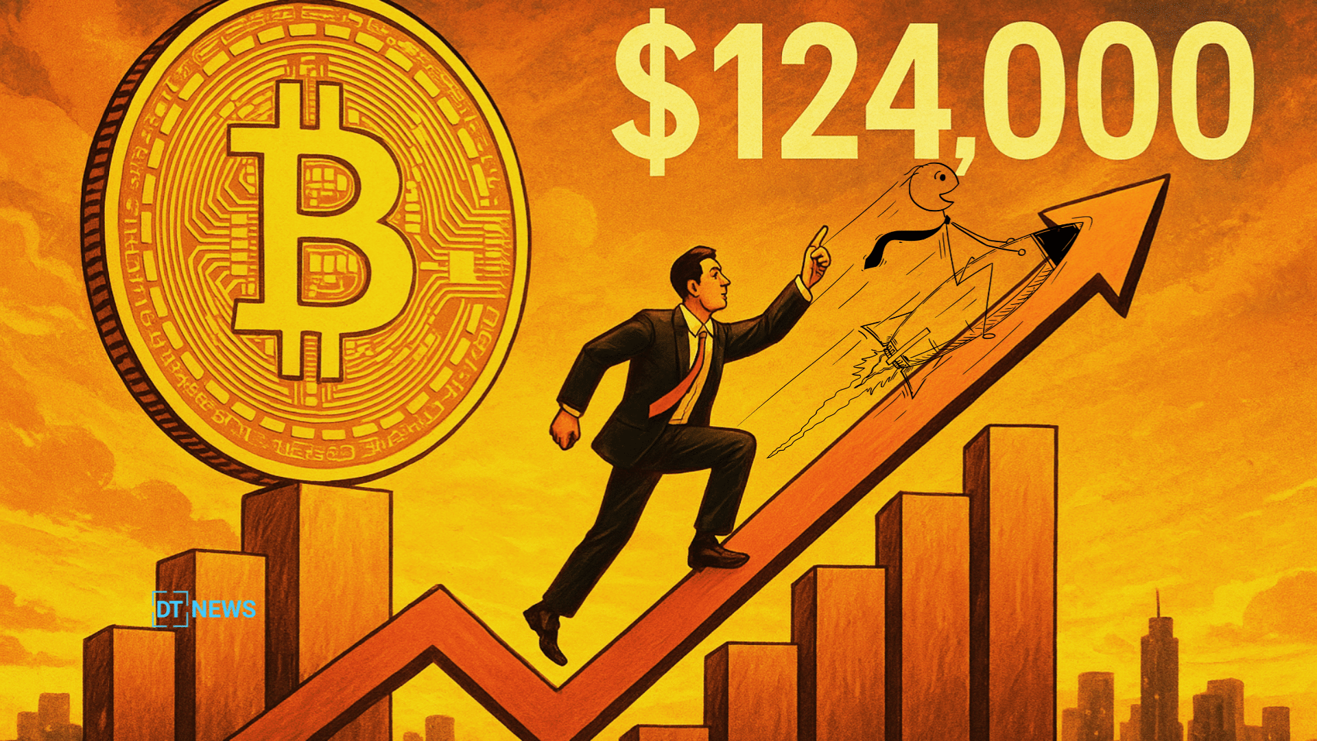 Bitcoin Breaks Past $124K for New All-Time High on Fed Rate Cut Hopes