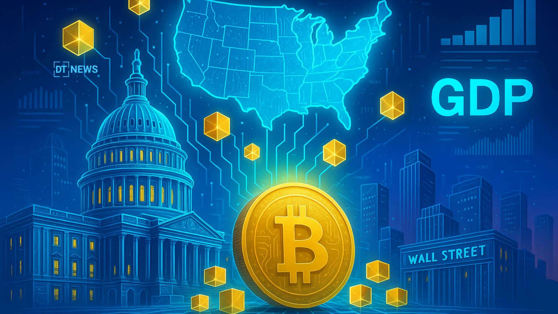 US GDP blockchain