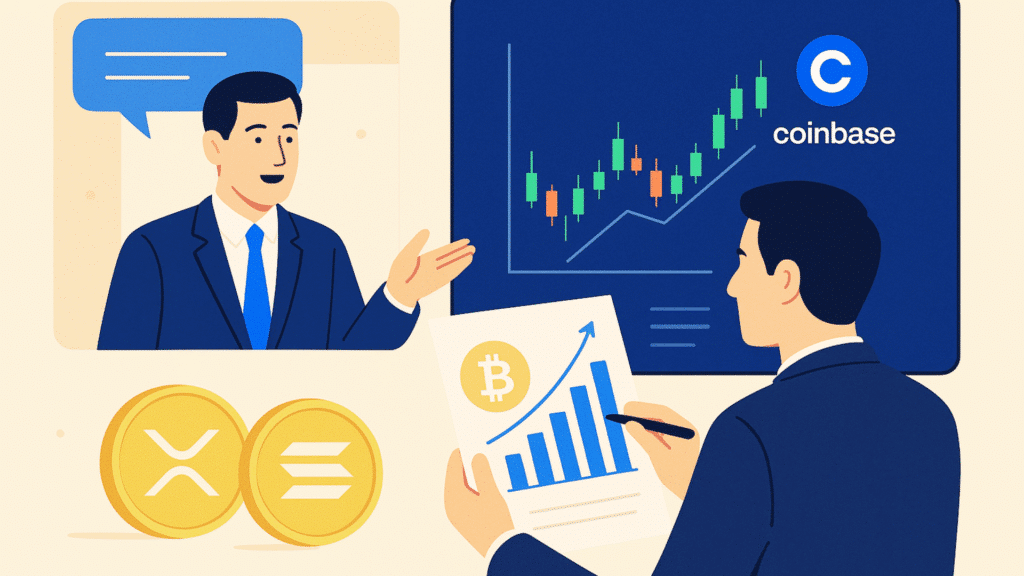 Coinbase XRP and Solana Perpetual Futures