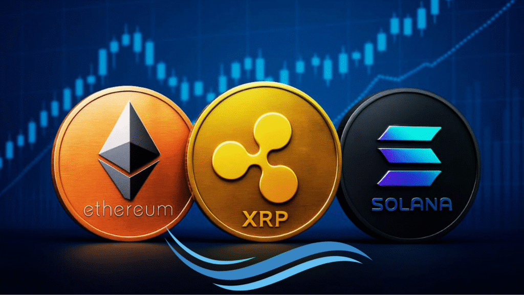 Ethereum, XRP, and Solana Price