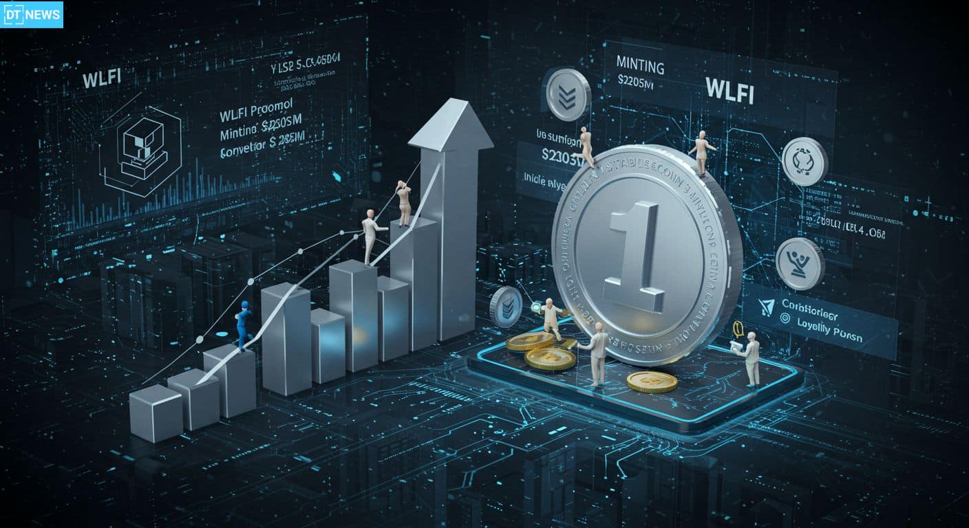USD1 Stablecoin Jumps to Top Ranks Amid $205M Mint and Loyalty Push
