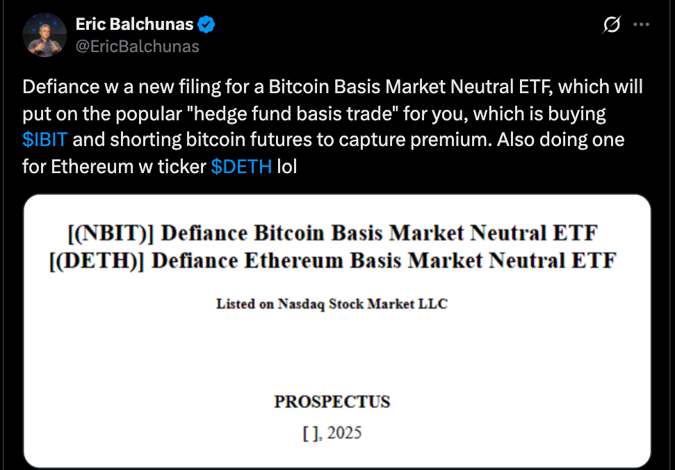 Defiance ETF Filings