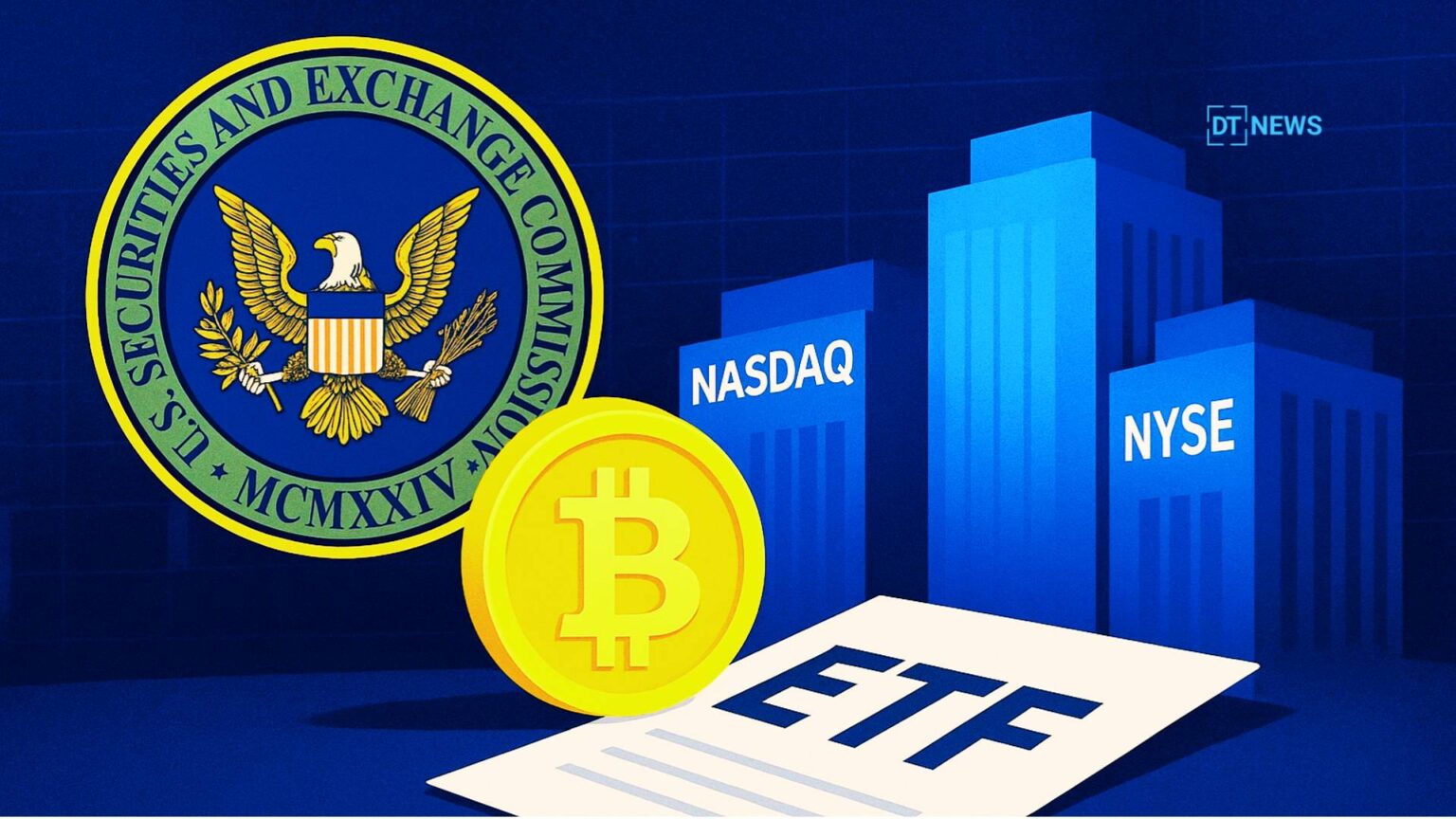 SEC Approves New Crypto ETF Rules Backing Nasdaq, Cboe, and NYSE