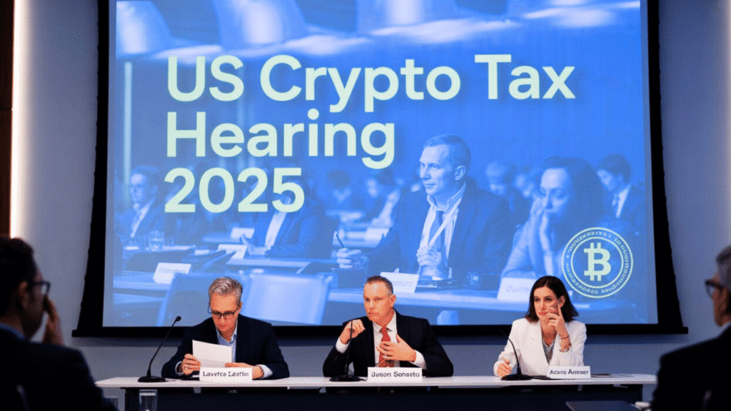 US Crypto Tax Hearing 2025