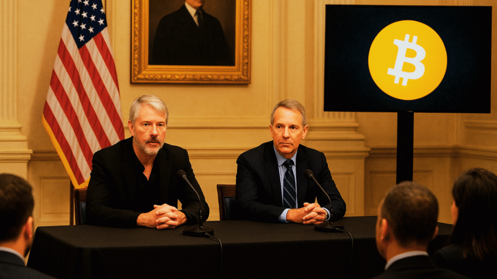 Michael Saylor and Fred Thiel Back BITCOIN Act Push for US Bitcoin Reserve 24 BITCOIN Act