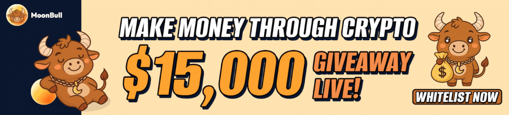 Flip Whitelist Access Into Free Money: MoonBull Drops a $15K Giveaway Ahead of the Presale, While Pepe and Mog Coin Rally 24 image 437
