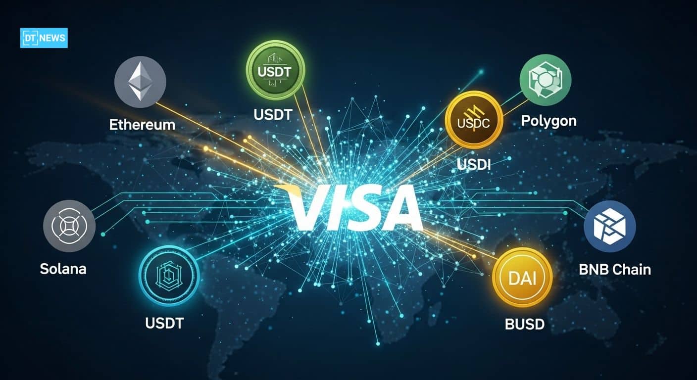 Visa Stablecoin Program Hits $2.5B Monthly Run Rate, Adds New Blockchains 28 Visa Stablecoin Expansion