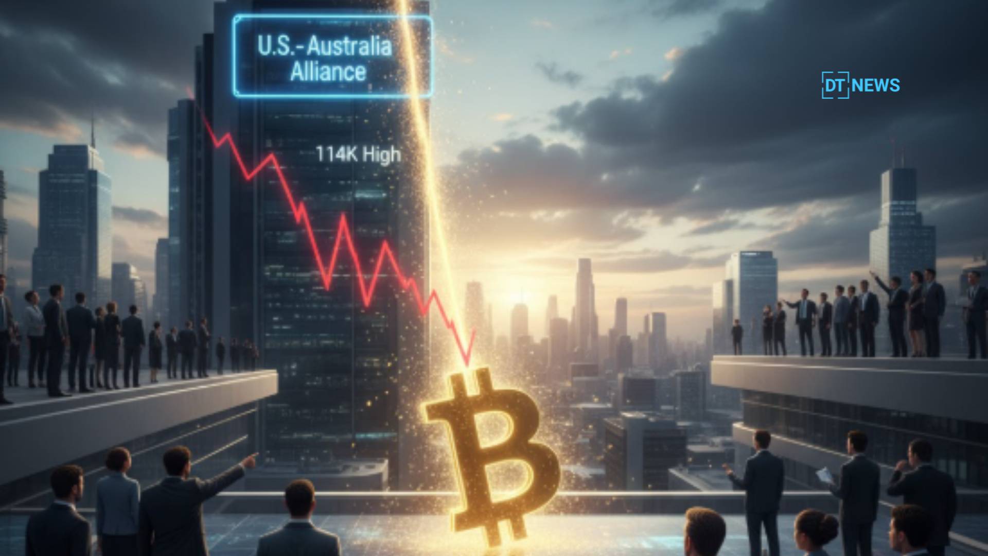 Bitcoin Rally Fizzles After 114K High Despite Market Optimism from U.S.-Australia Alliance