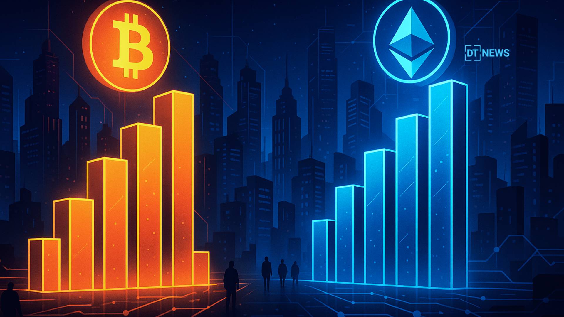 Bitcoin vs Ether nas Tesourarias: Como a Estratégia Institucional Está Mudando em 2025