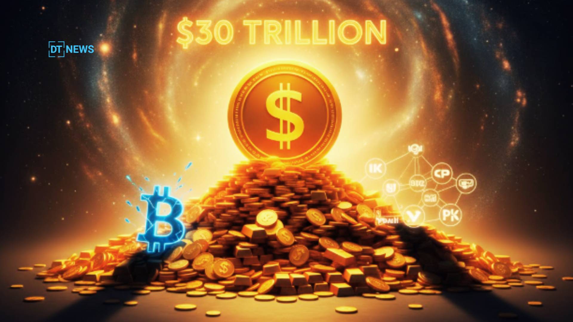 Gold Market Cap Surges to $30 Trillion, Outshining Bitcoin and Global Tech Giants