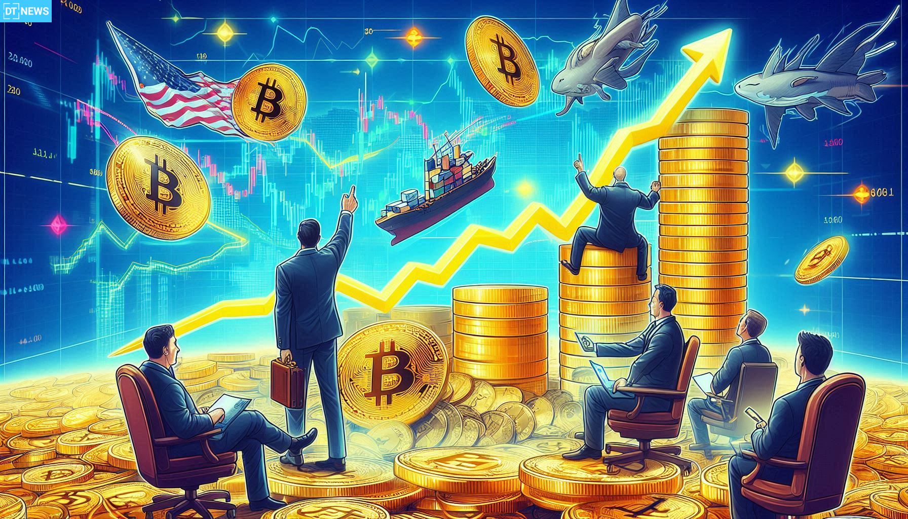 Trump’s Tariff Stimulus Talk Stirs Crypto Liquidity Surge