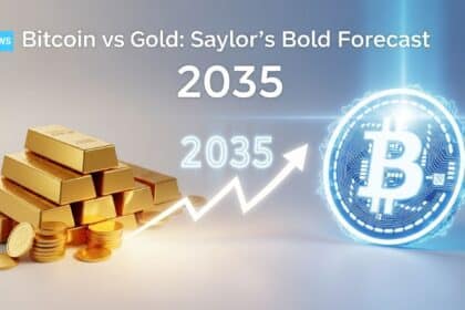 Bitcoin vs Gold: Saylor’s Bold Forecast for 2035